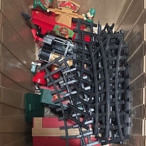 Classic Train Set with Black Tracks